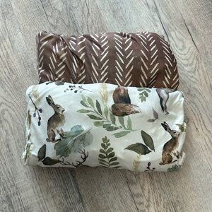 Woodland Set of 2 Crib Covers